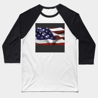 American flag with the eyes of a eagle Baseball T-Shirt